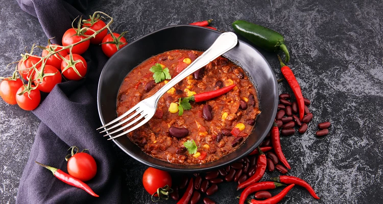 Extra scharfes Chili con Carne